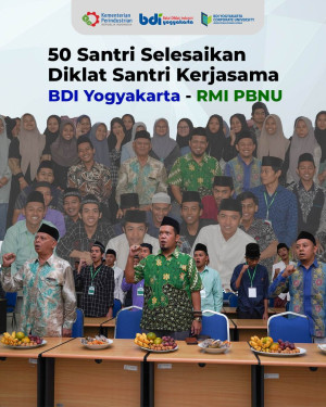 BDI Yogyakarta - RMI NU Menutup Diklat Santri 2024