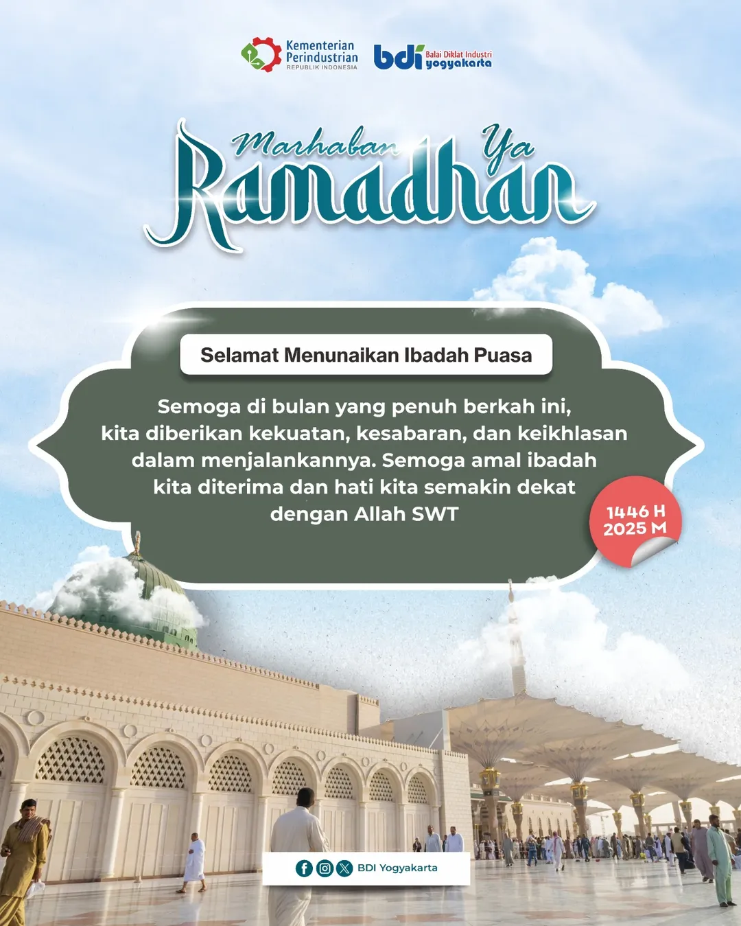 Selamat Menunaikan Ibadah Puasa Ramadhan 1446 Hijriah