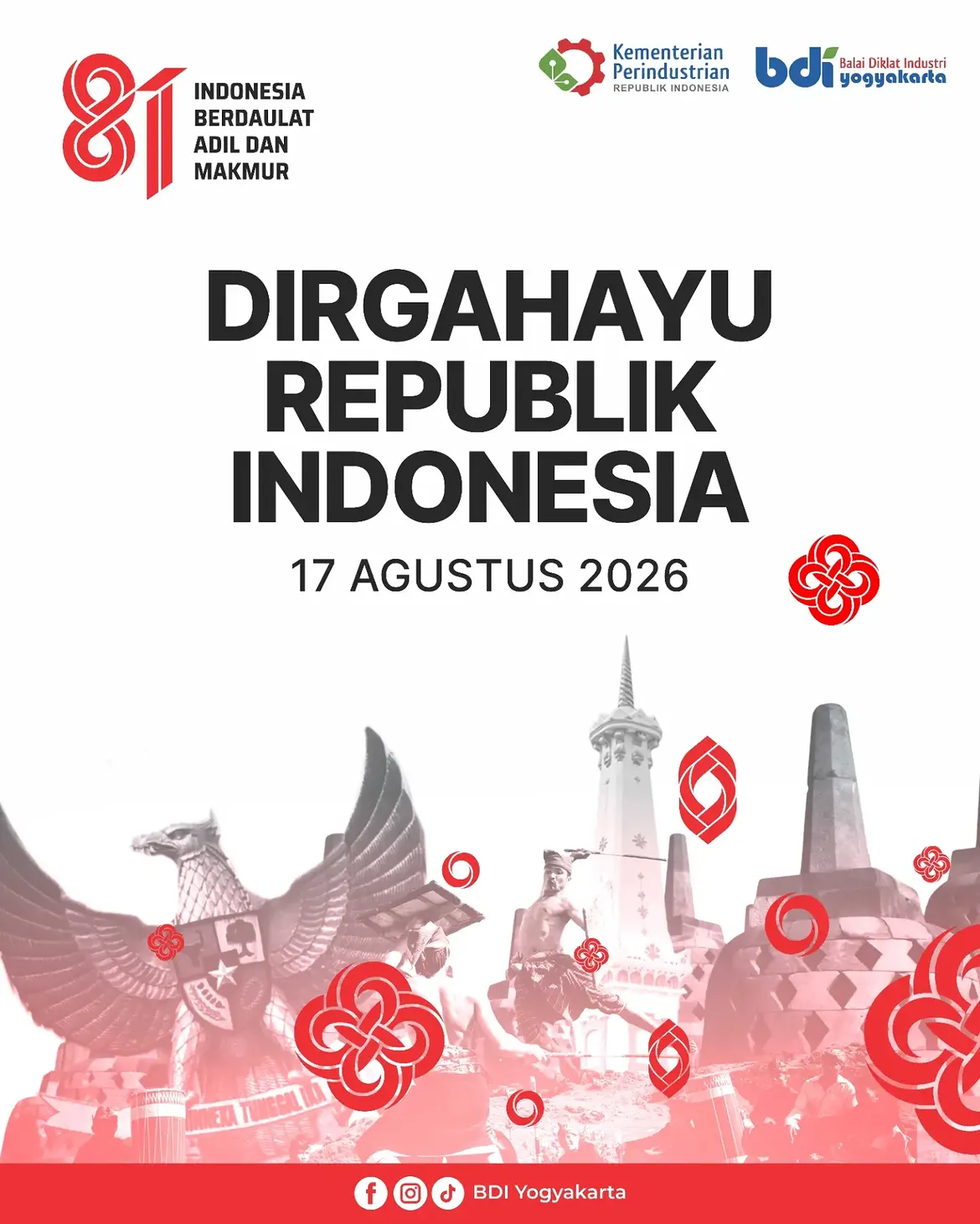 Selamat Hari Kemerdekaan yang ke-81 untuk seluruh rakyat Indonesia!