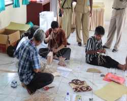 Diklat Kerajinan Produk Rotan di Katingan