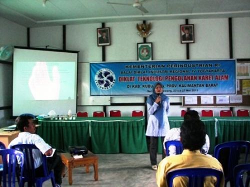 Diklat Pengolahan Karet Alam