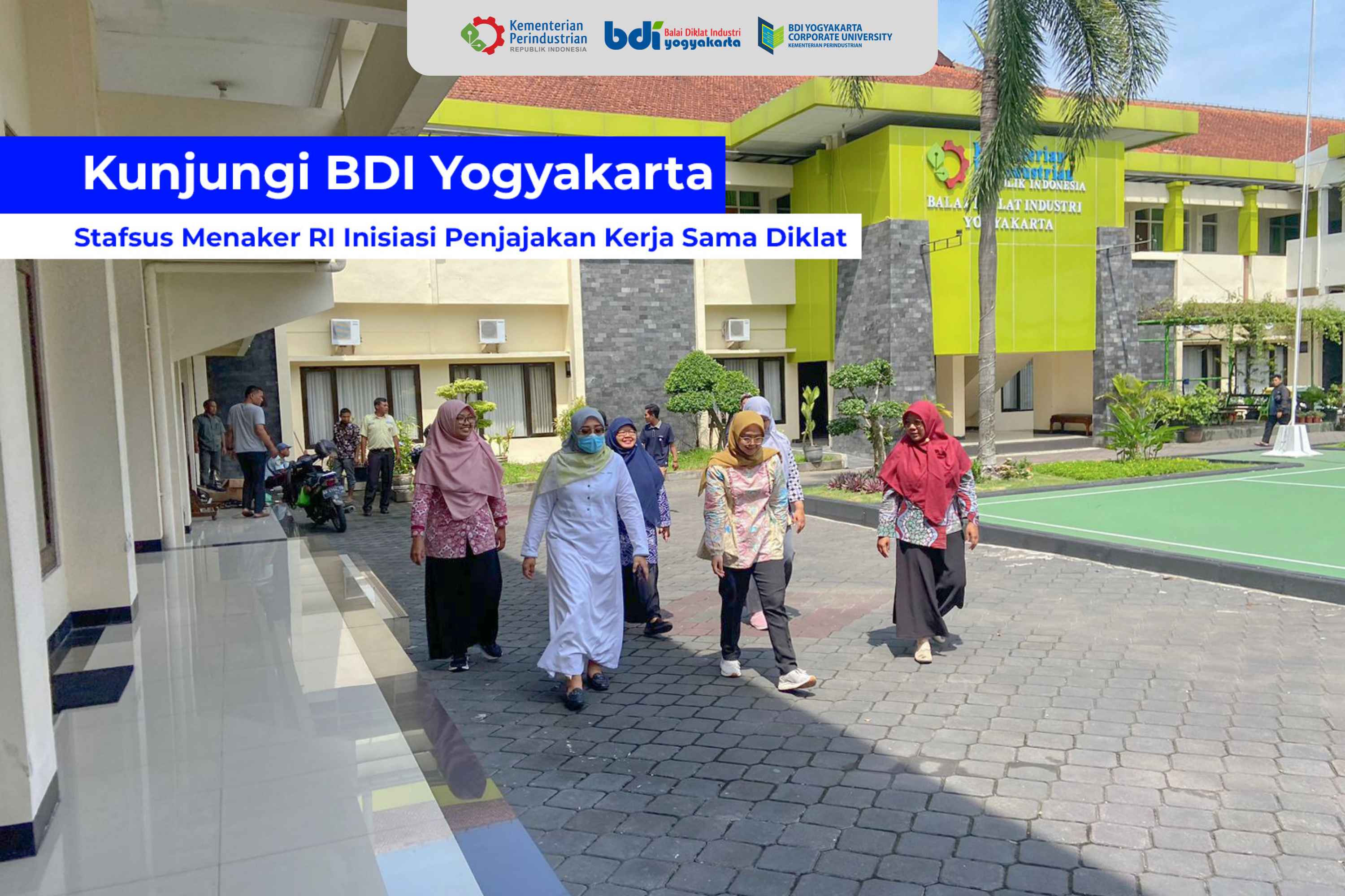 Stafsus Menaker RI Inisiasi Penjajakan Kerja Sama Diklat