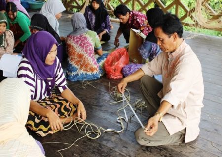 Diklat Keterampilan Teknis Bidang Kerajinan Purun - 5